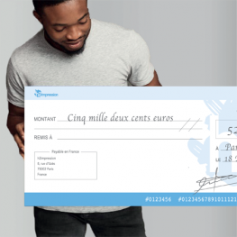 Giant cheque
