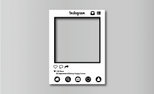impression panneau Instagram, panneau instagram carton léger, panneau instagram pas cher