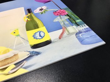 Impression sur carton recyclable