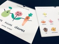 Impression calendriers Samuel Eckert sur papier mat épais