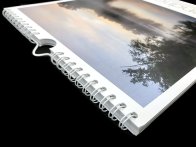 Zoom sur spirale de calendrier