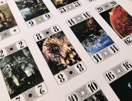 Jeu de tarot revisité (avant découpe)