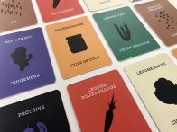 Jeu de carte pelliculé mat recto verso