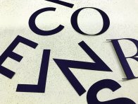 Découpe laser de papier noir