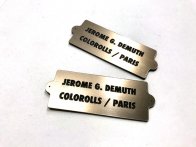 Petites découpes sur Trolase pour affichage sous des oeuvres