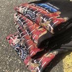 Impression DTG numérique de sweat shirt en 4 couleurs + blanc de soutien
