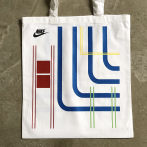 Tote bag en sérigraphie 5 couleurs pour Nike