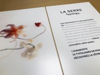Impression sur plaque Dibond pour Typology