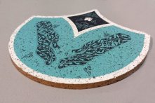 Impression blanche + découpe sur liège pour les Francs Colleurs (sur devis sur la matière de votre choix)