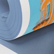 impression papier dos bleu, imprimer sur dos bleu, affiche dos bleu