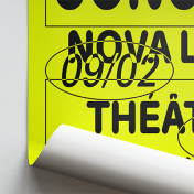 impression papier jaune fluo