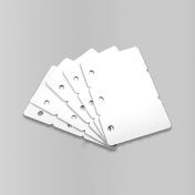 impression carte PVC en 3 parties