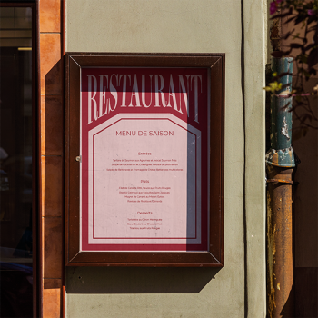 imprimer menu restaurant