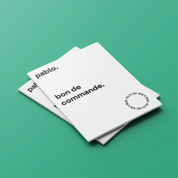 autocopiant avec couverture, bloc autocopiant