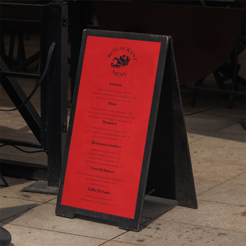 PLV restaurant, affichage restaurant