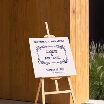 panneau rigide pour mariage, chevalet mariage